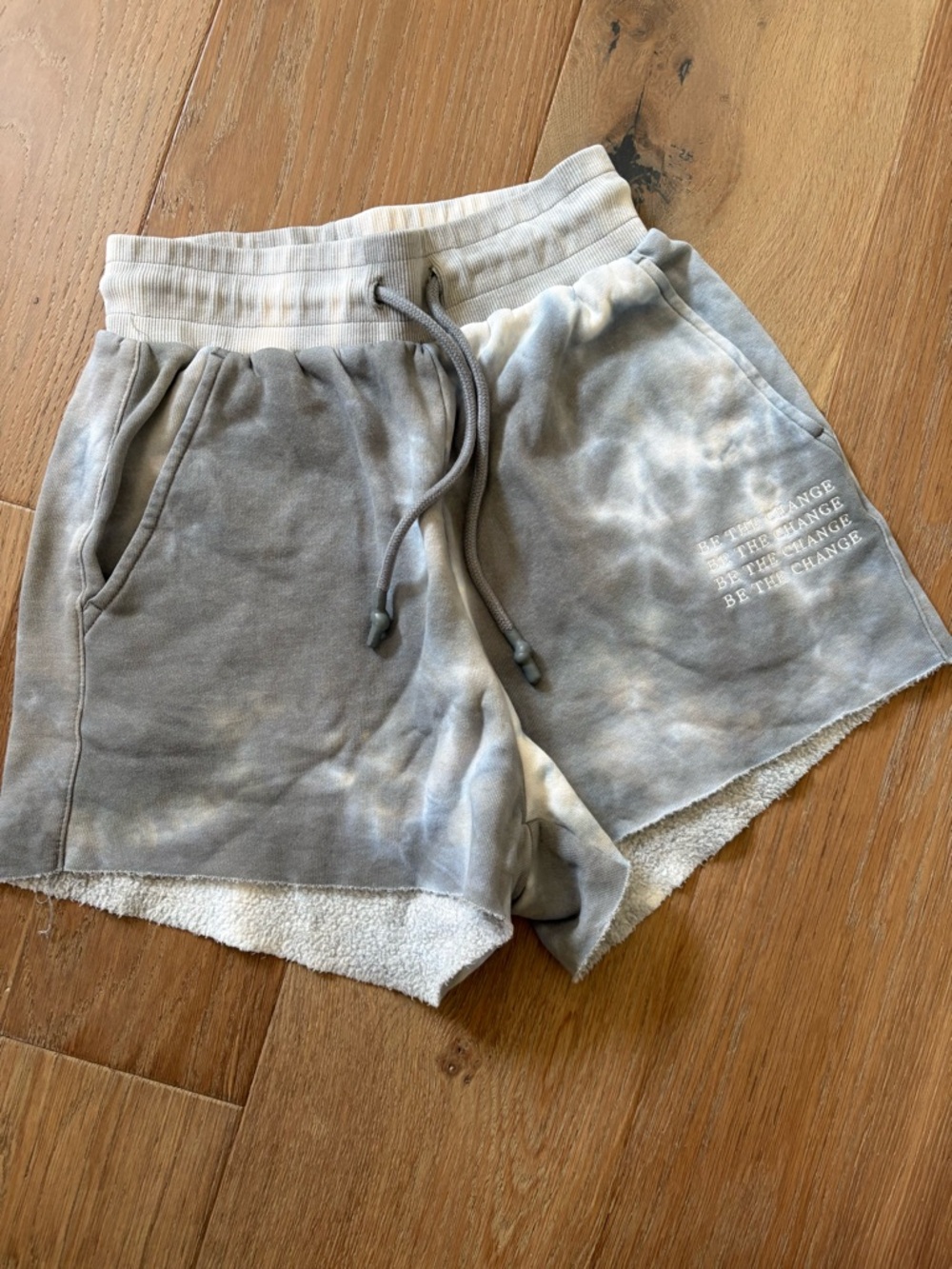 Balance Athletica Gray Tie-Dye Athletic Shorts